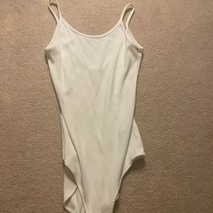 H&M White Bodysuit Tank Top